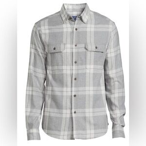 George Men's Long Sleeve Flannel Shirt